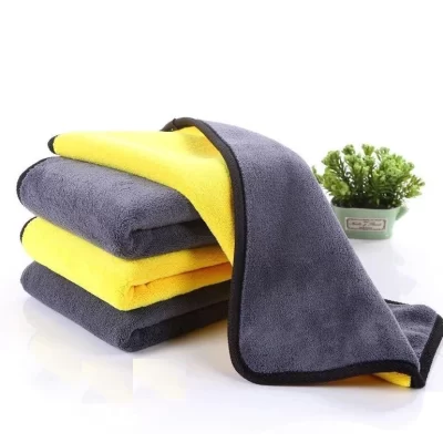 Khăn lau ô tô xe máy chuyên dụng, khăn microfiber 2 mặt siêu thấm hút nước lau ô tô , lau bếp , xe hơi