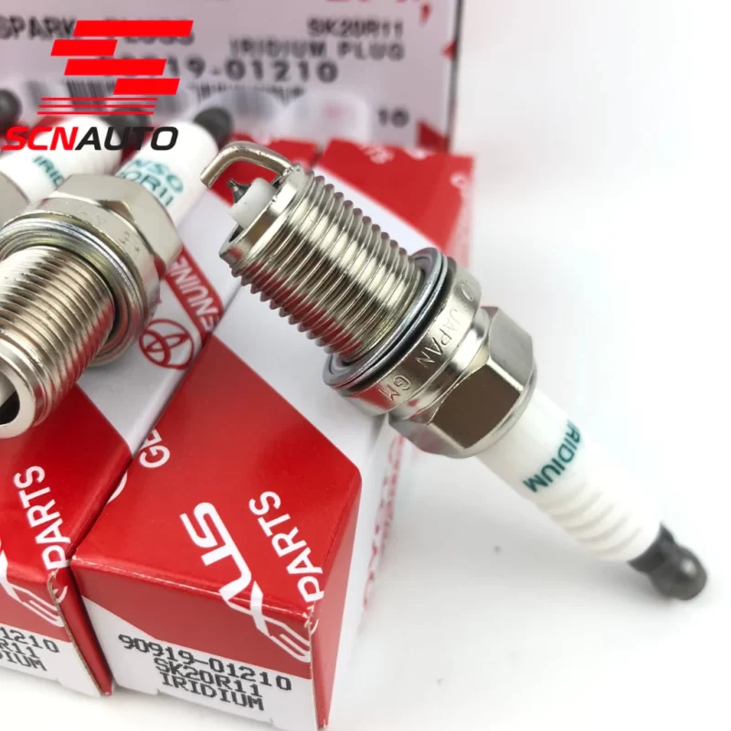 Bộ 4 cái Bugi Denso Iridium chân ngắn ren 14 dùng cho Toyota vios đời cũ và các dòng xe khác ở chi tiết 90919 - 01210