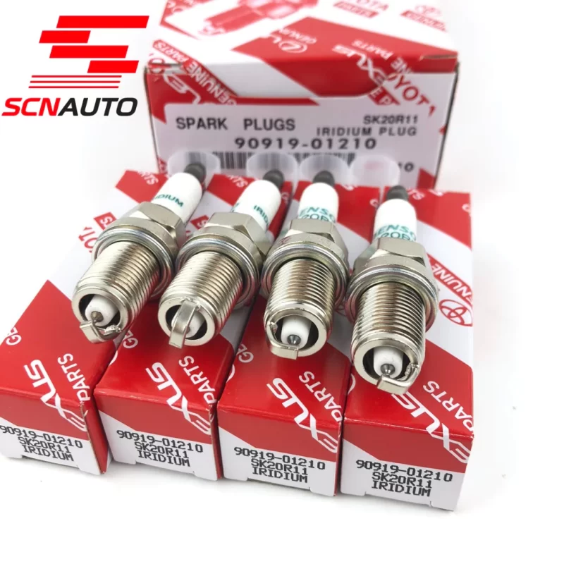 Bộ 4 cái Bugi Denso Iridium chân ngắn ren 14 dùng cho Toyota vios đời cũ và các dòng xe khác ở chi tiết 90919 - 01210