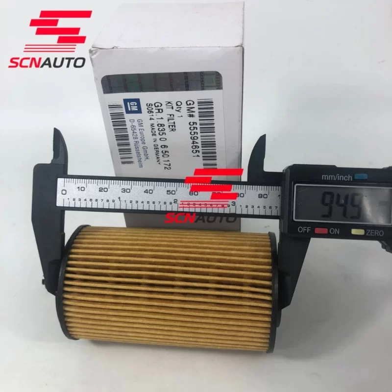 Lọc nhớt động cơ dùng cho xe Chevrolet Cruze, Trax (loại có lò xo ), MÃ OEM: 55594651, 25195785, 25195775