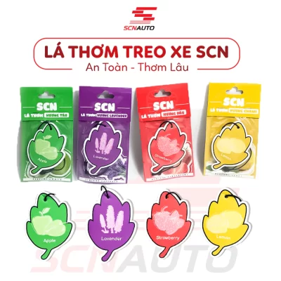 Lá Thơm Khử Mùi Treo Xe Ô Tô, Tủ Quần Áo, Phòng Ngủ, Hộc Bàn Hiệu Chính Hãng Scn mùi hương tùy chọn